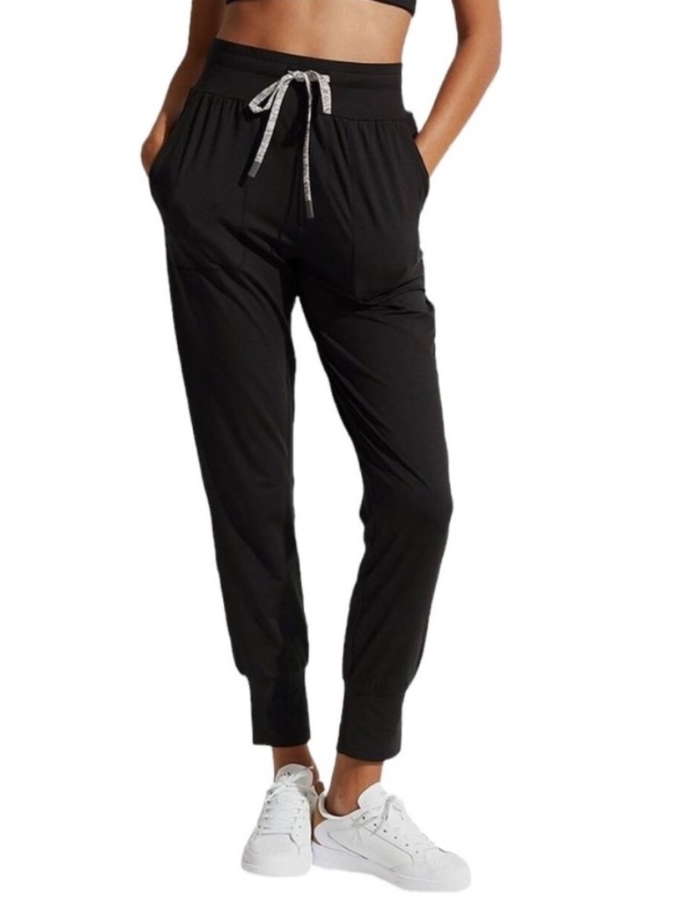 varley black joggers size medium